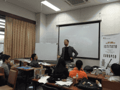 欧洲设计学院教授来访我校进行专场讲座